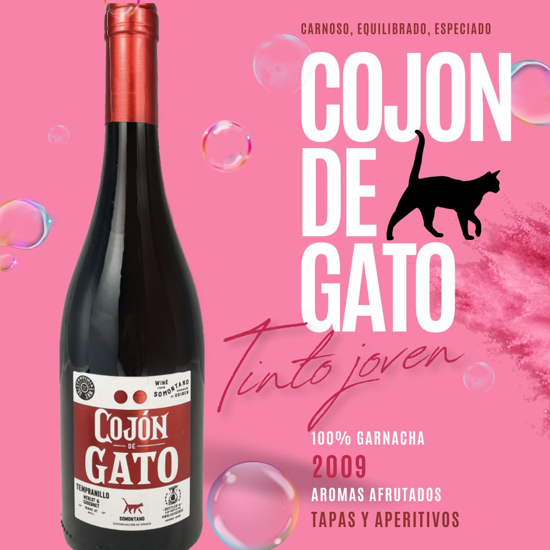 botella de cojón de gato